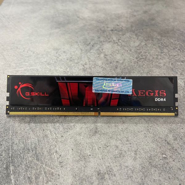 RAM DDR4 8GB GSKILL AEGIS 2400 (G.SKILL F4-2400C15S-8GIS. 8GB) HBH