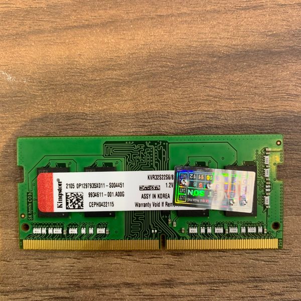 RAM LAPTOP DDR4 8GB KINGSTON BUSS 3200 CL22 CÒN BH