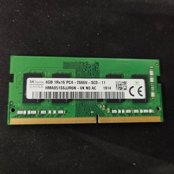 RAM LAPTOP DDR4 4GB HYNIX BUSS 2666 BH 1TH