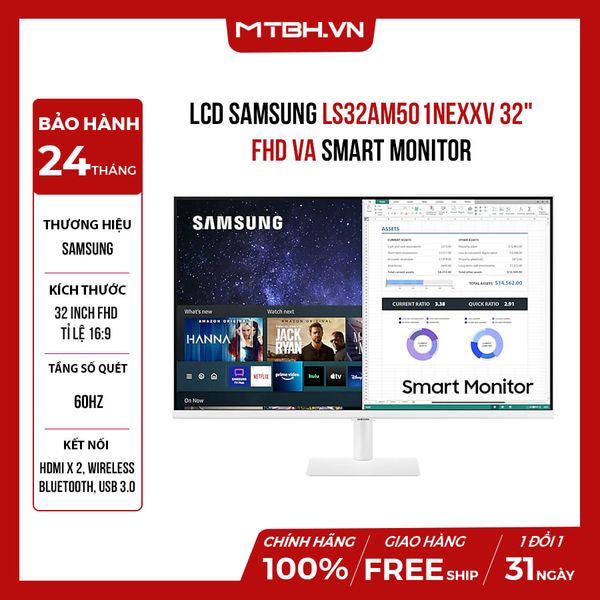 MÀN HÌNH LCD SAMSUNG LS32AM501NEXXV 32