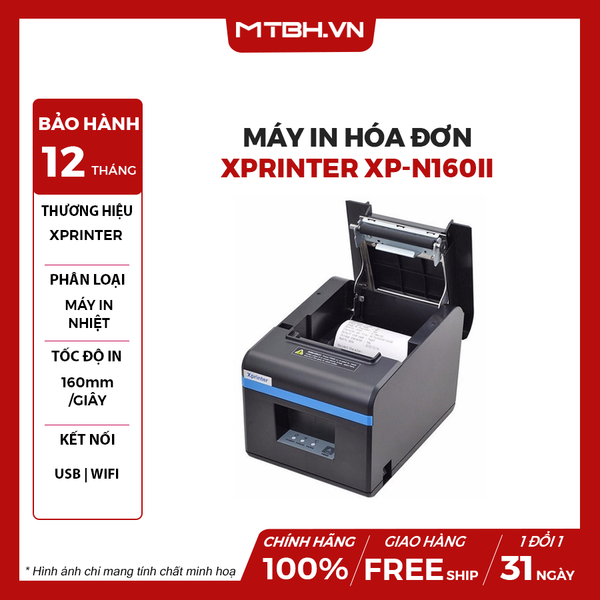 MÁY IN HÓA ĐƠN XPRINTER XP-N160II (USB-WIFI)