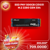 SSD PNY 500GB CS1031 M.2 2280 Gen 3x4 ( Đọc : 2200Mb/s)