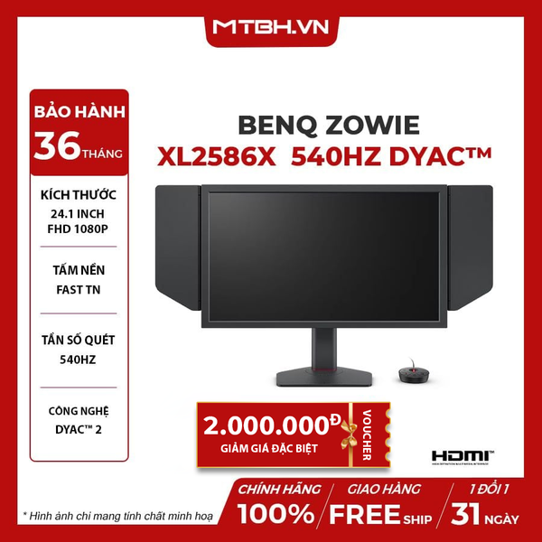 MÀN HÌNH LCD BENQ ZOWIE XL2586X 24.1