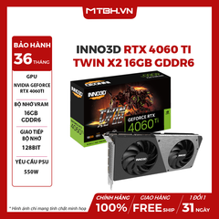Vga Inno3d RTX 4060 Ti Twin X2 16GB GDDR6