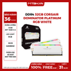 RAM DDR4 32GB CORSAIR 3200Mhz DOMINATOR Platinum RGB White (KIT 2*16GB)