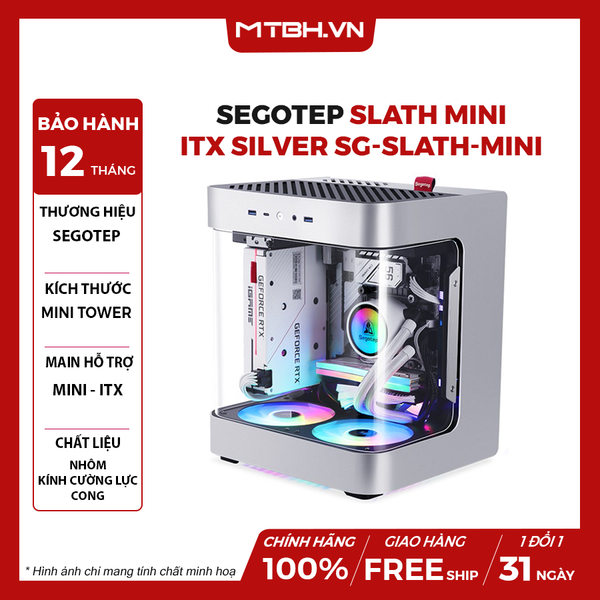 Case Segotep Slath Mini ITX Silver SG-SLATH-MINI