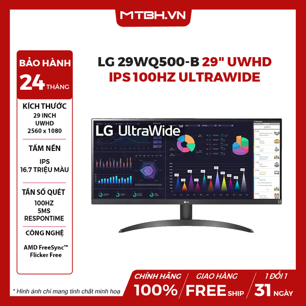 MÀN HÌNH LCD LG 29WQ500-B 29