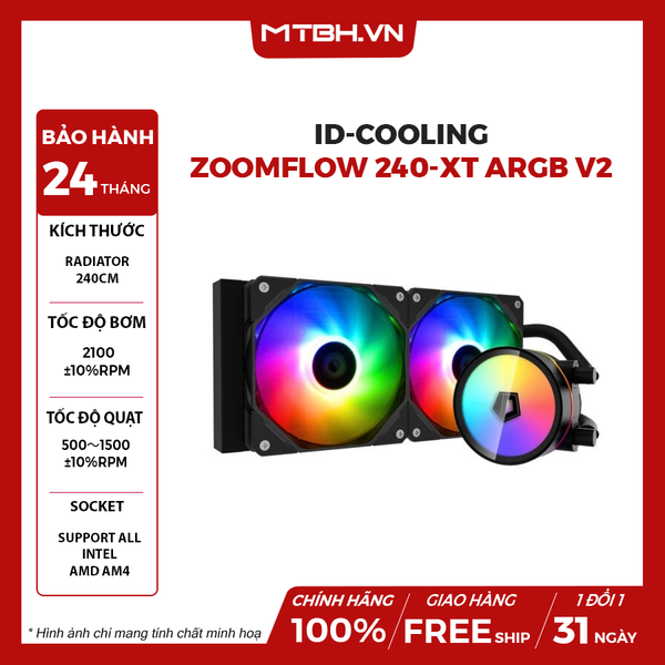 [NKD] TẢN NHIỆT NƯỚC ID-COOLING ZOOMFLOW 240-XT ARGB V2