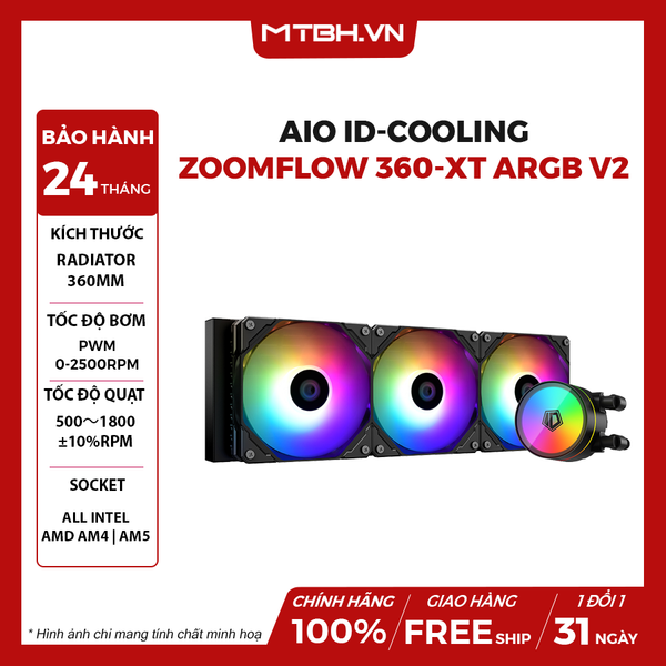 TẢN NHIỆT NƯỚC ID-COOLING ZOOMFLOW 360-XT ARGB V2