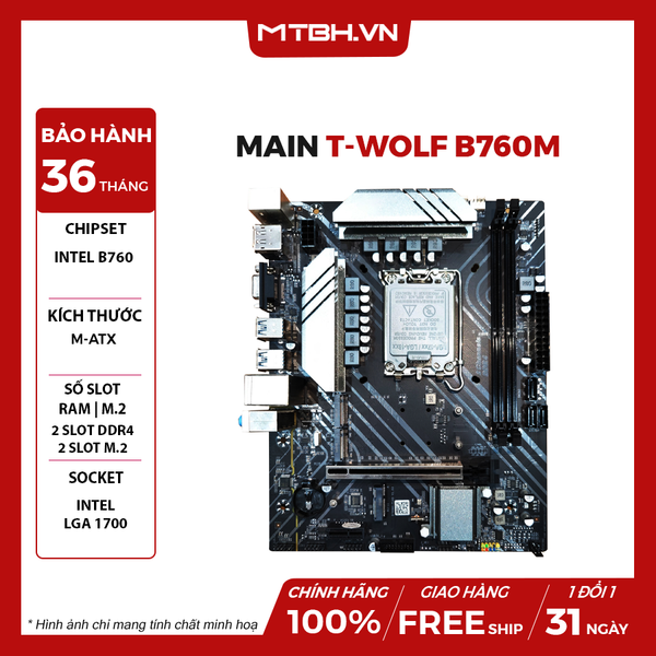 Main Mobo (T-WOLF) B760m M.2 DDR4