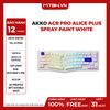 BÀN PHÍM CƠ AKKO ACR PRO ALICE PLUS - SPRAY PAINT WHITE (AKKO CS SWITCH - CRYSTAL)