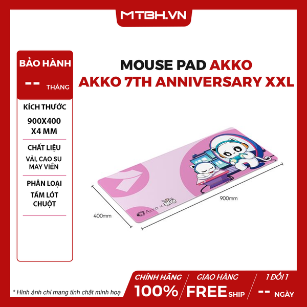 Mouse Pad AKKO Akko 7th Anniversary XXL