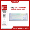 BÀN PHÍM CƠ AULA F75 XANH NHẠT + TRẮNG + XANH ĐẬM (KẾT NỐI TYPEC + 2.4G + BLUETOOTH, REAPER V3 SWITCH)
