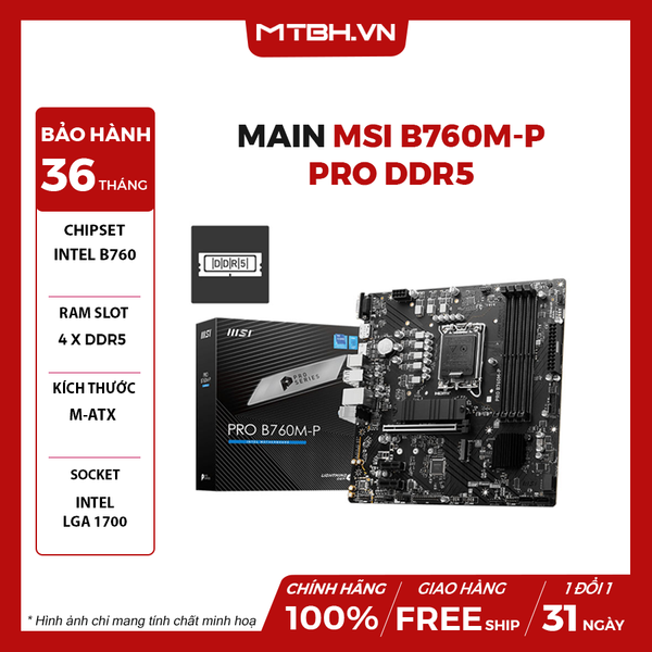 Main MSI B760M-P PRO DDR5