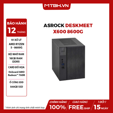 Mini PC ASRock DeskMini X300 ST-AX35600G (Ryzen 5 5600G, Ram