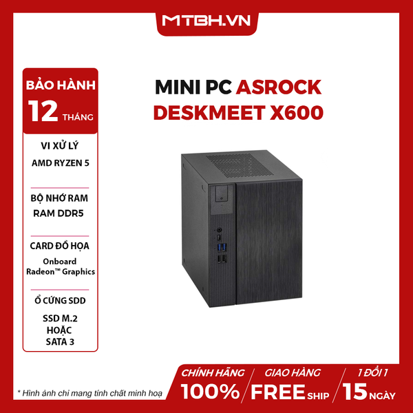 Mini PC Asrock DeskMeet X600 DESKMEET-X600/BB/B/ASIA