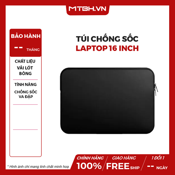 TÚI CHỐNG SỐC LAPTOP 16 INCH - LOẠI TỐT