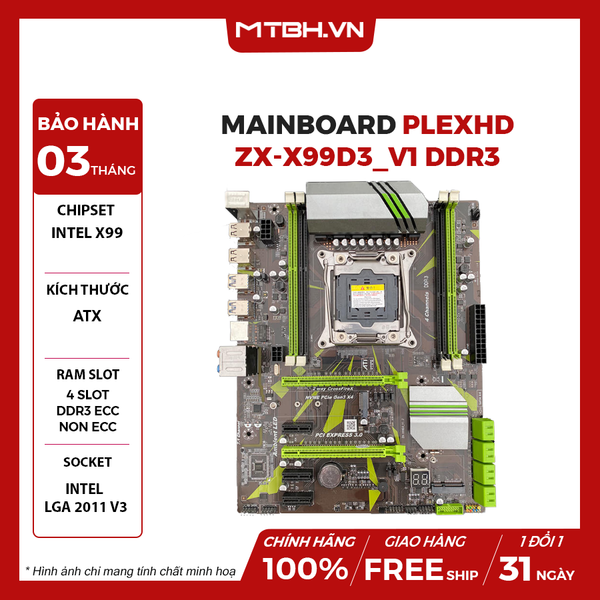 MAINBOARD PLEXHD ZX-X99D3_V1 DDR3