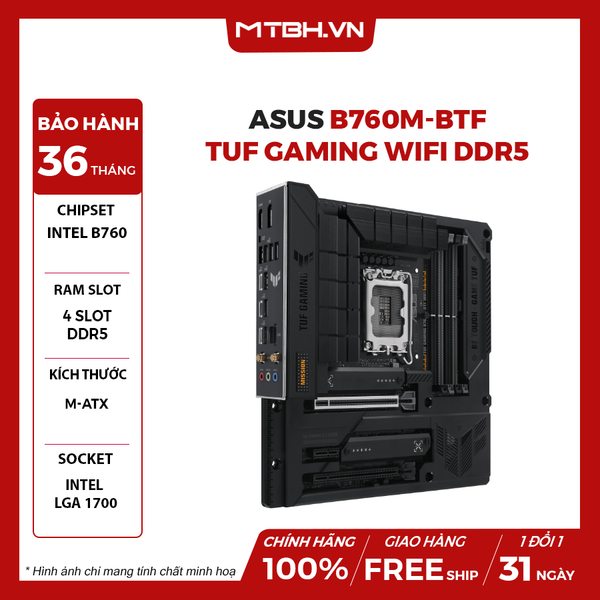 MAN ASUS B760M-BTF TUF GAMING WIFI DDR5