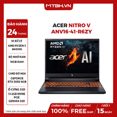 LAPTOP GAMING ACER NITRO V ANV16-41-R6ZY RYZEN 5-8645HS | RTX 3050 6GB | 16GB RAM | 512GB SSD | 16