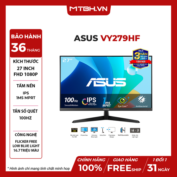 MÀN HÌNH LCD ASUS VY279HF 27