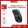 CHUỘT GAMING KHÔNG DÂY ATTACK SHARK R1 - ĐEN / Pixart 3311 / BLUETOOTH / WIRELESS 2.4G / Type-C | SIÊU NHẸ 59G