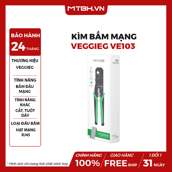 KÌM BẤM MẠNG VEGGIEG VE103 - CHÍNH HÃNG