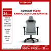 Ghế Corsair TC200 Fabric Light Grey/White