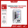 Case Thermaltake The Tower 300 Micro Tower Chassis White 2 Fan ARGB