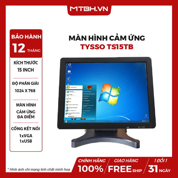 Màn hình cảm ứng TYSSO TS15TB