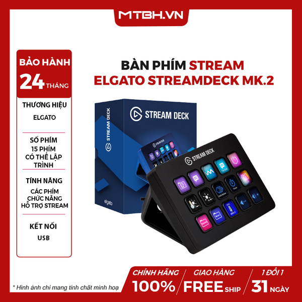 Bàn Phím Elgato StreamDeck MK.2