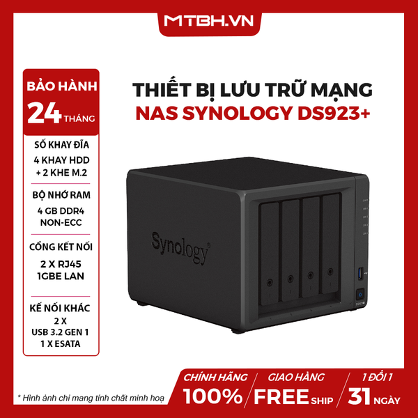 THIẾT BỊ LƯU TRỮ MẠNG NAS SYNOLOGY DS923+