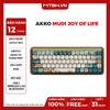 Bàn Phím Cơ AKKO MU01 Joy of Life (Hotswap,RGB / Multi-Modes/ Switch V3 Piano Pro)