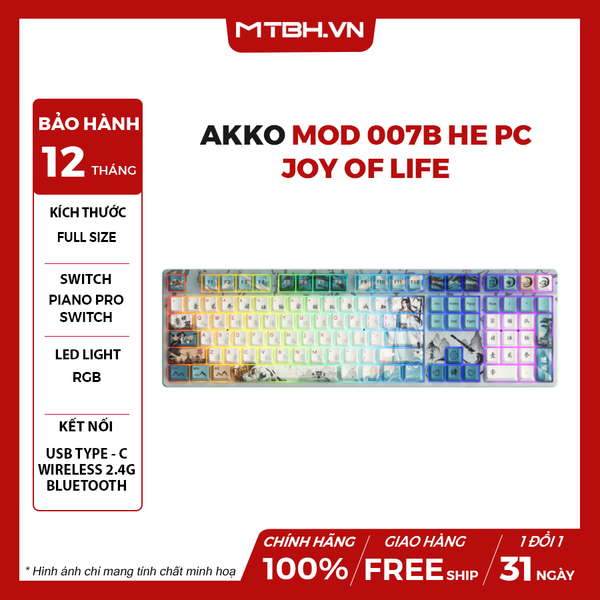 Bàn Phím Cơ AKKO 5108 SE Joy of Life (RGB / Hotswap / Piano Pro sw)