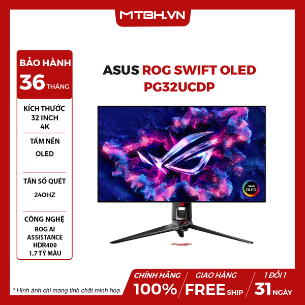 MÀN HÌNH LCD ASUS ROG SWIFT OLED PG32UCDP 32
