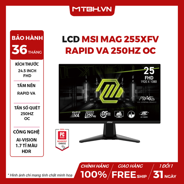 MÀN HÌNH LCD MSI MAG 255XFV 24.5