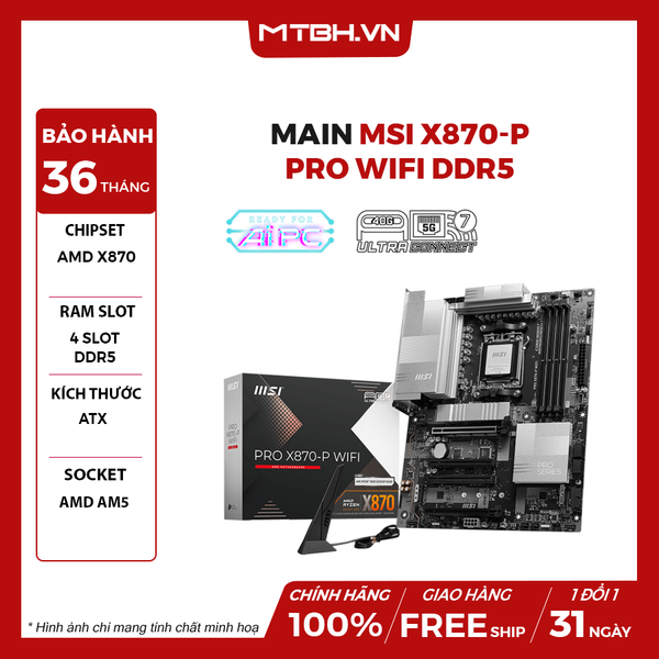 Main MSI X870-P PRO WIFI DDR5