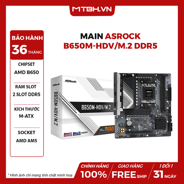 MAIN ASRock B650M-HDV/M.2 DDR5