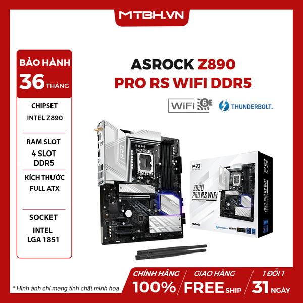 Main ASROCK Z890 PRO RS WIFI DDR5