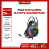 Tai Nghe AULA S608 Gaming (3.5mm*2+Usb/RGB/Đen)