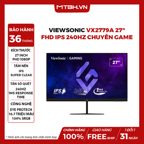 MÀN HÌNH VIEWSONIC VX2779A-HD-PRO 27