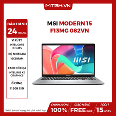 LAPTOP MSI MODERN 15 F13MG 082VN CORE i5-1335U | 16GB RAM | 512GB SSD | 15.6 FHD IPS | Win11