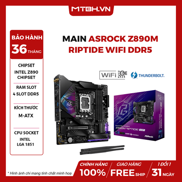 Main Asrock Z890M Riptide WiFi DDR5