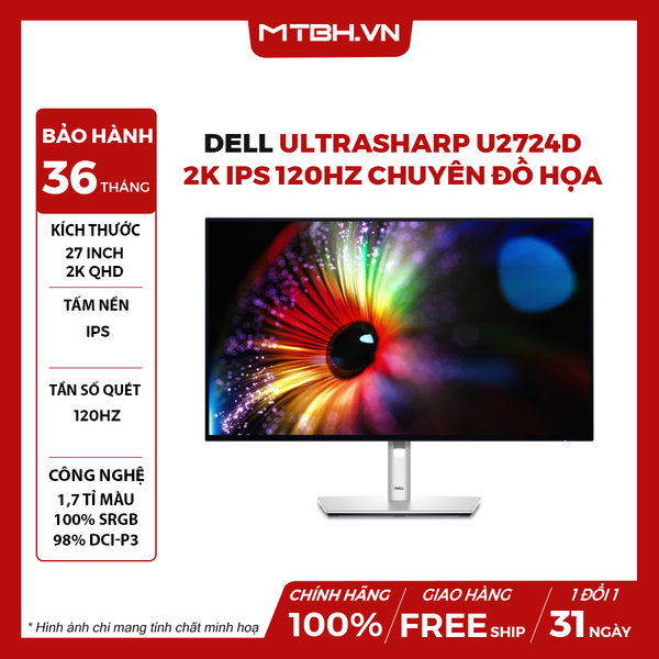 MÀN HÌNH DELL ULTRASHARP U2724D 27