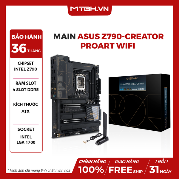MAIN ASUS Z790-CREATOR ProArt WIFI ( Socket 1700, ATX, 4 x DDR5 )