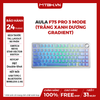 BÀN PHÍM CƠ AULA F75 GAMING PRO 3 MODE (trắng xanh dương gradient, Seiya/Star Vector Switch)