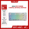 BÀN PHÍM CƠ AULA F81 3 MODE ( White, Crystal switch)