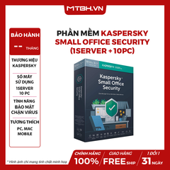Phần mềm Kaspersky Small Office Security (1server + 10PC)