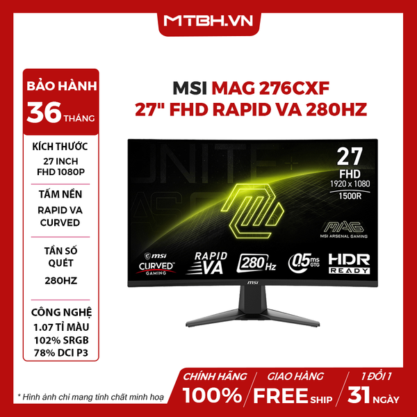 MÀN HÌNH LCD MSI MAG 276CXF 27