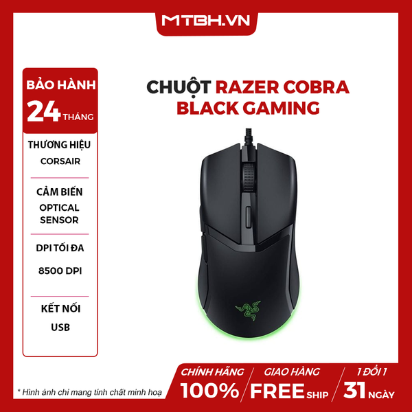 Chuột Razer Cobra Black Gaming